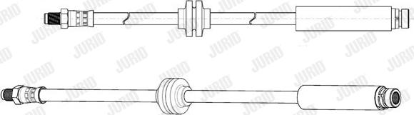 Jurid 173250J - Тормозной шланг autodnr.net