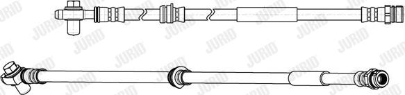 Jurid 173290J - Тормозной шланг avtokuzovplus.com.ua