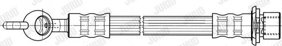 Jurid 173299J - Гальмівний шланг autocars.com.ua