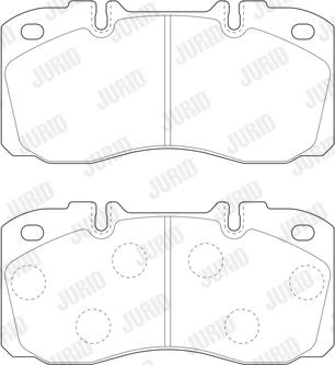 Jurid 2937409560 - Гальмівні колодки, дискові гальма autocars.com.ua