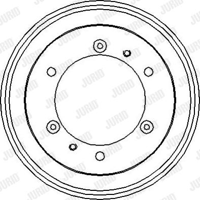 Jurid 329096J - Тормозной барабан avtokuzovplus.com.ua
