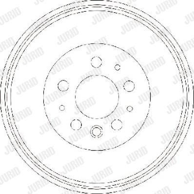 Jurid 329137J - Гальмівний барабан autocars.com.ua