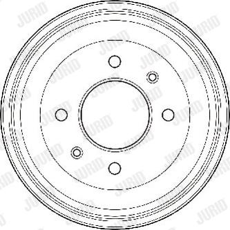 Jurid 329148J - Гальмівний барабан autocars.com.ua