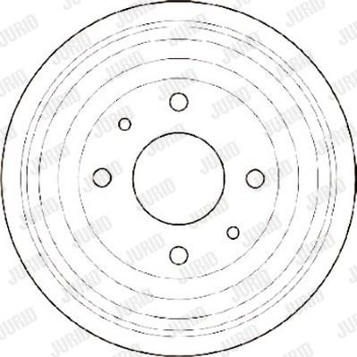 Jurid 329175J - Гальмівний барабан autocars.com.ua