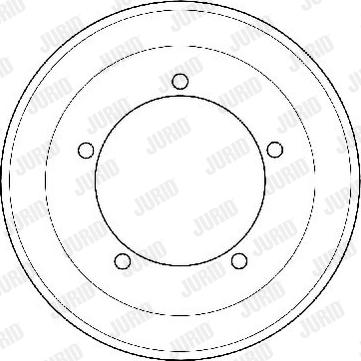 Jurid 329192J - Тормозной барабан avtokuzovplus.com.ua