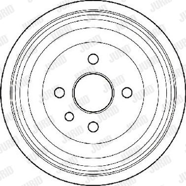 Jurid 329202J - Тормозной барабан autodnr.net