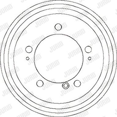 Jurid 329244J - Тормозной барабан avtokuzovplus.com.ua