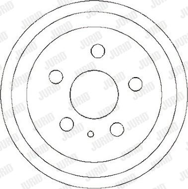 Jurid 329248J - Гальмівний барабан autocars.com.ua