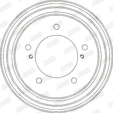 Jurid 329277J - Тормозной барабан avtokuzovplus.com.ua