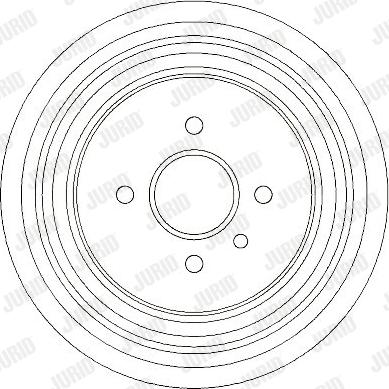 Jurid 329282J - Тормозной барабан avtokuzovplus.com.ua