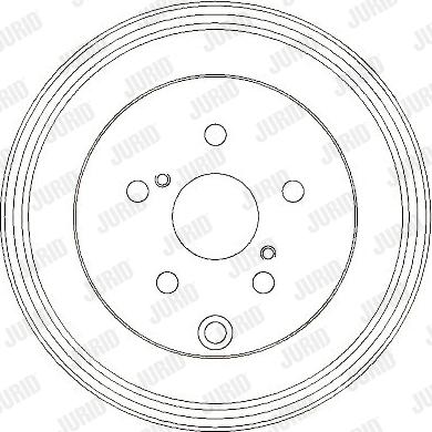 Jurid 329332J - Тормозной барабан avtokuzovplus.com.ua