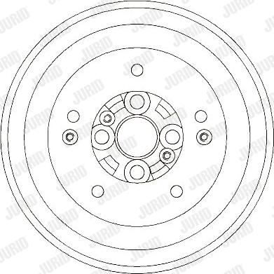 Jurid 329337J - Гальмівний барабан autocars.com.ua