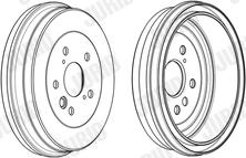 Jurid 329342J - Гальмівний барабан autocars.com.ua