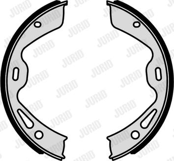 Jurid 362651J - Комплект тормозных колодок, барабанные autodnr.net