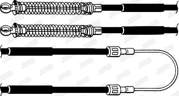 Jurid 432044J - Тросик, cтояночный тормоз avtokuzovplus.com.ua