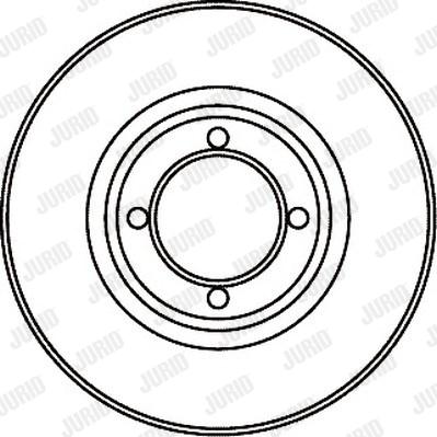 Jurid 561024J - Тормозной диск avtokuzovplus.com.ua