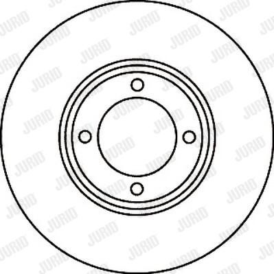 Jurid 561030J-1 - Гальмівний диск autocars.com.ua