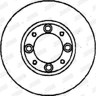 Eurobrake 5815201809 - Гальмівний диск autocars.com.ua