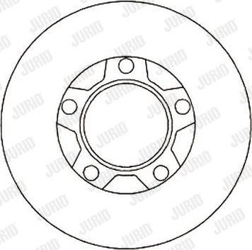 Jurid 561109J - Гальмівний диск autocars.com.ua