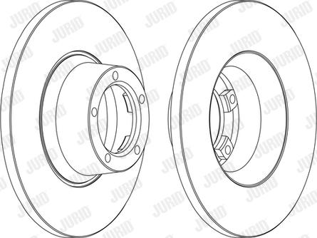 Jurid 561121J - Гальмівний диск autocars.com.ua