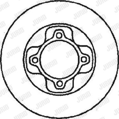 Ashuki 0990-4103 - Тормозной диск avtokuzovplus.com.ua