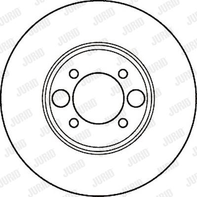 Jurid 561208J-1 - Гальмівний диск autocars.com.ua