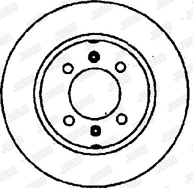 Jurid 561256J - Гальмівний диск autocars.com.ua