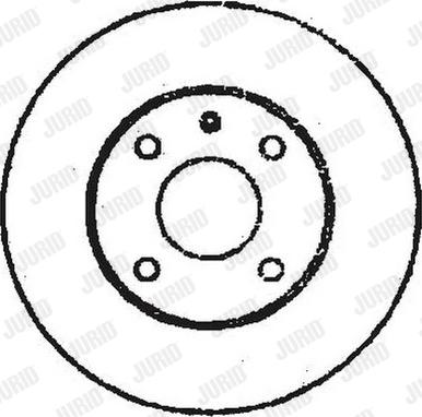 Jurid 561275J-1 - Тормозной диск avtokuzovplus.com.ua