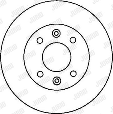 Jurid 561336JC-1 - Гальмівний диск autocars.com.ua