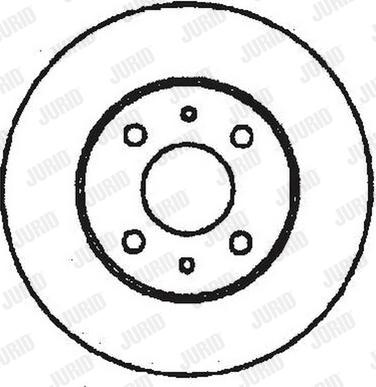 Jurid 561340JC-1 - Тормозной диск avtokuzovplus.com.ua