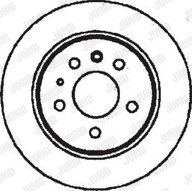 Jurid 561344JC - Тормозной диск avtokuzovplus.com.ua