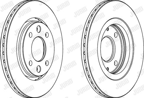 Jurid 561346JC - Гальмівний диск autocars.com.ua