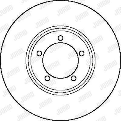 Jurid 561350J-1 - Гальмівний диск autocars.com.ua