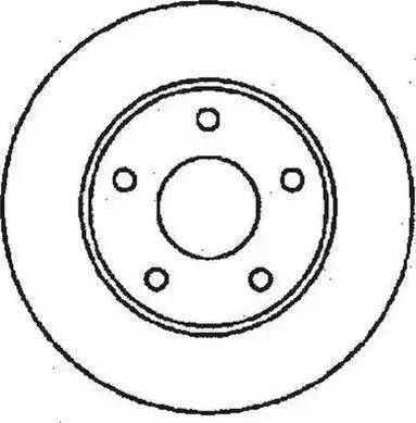 BOSCH 986478195 - Тормозной диск avtokuzovplus.com.ua