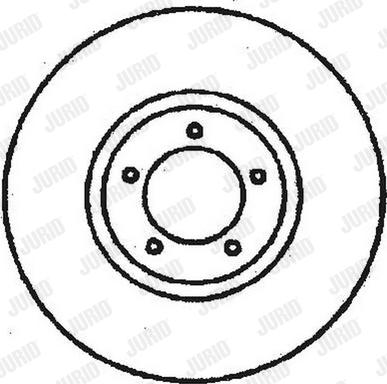 Jurid 561376J-1 - Гальмівний диск autocars.com.ua