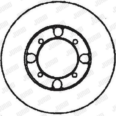 Jurid 561391J - Тормозной диск avtokuzovplus.com.ua