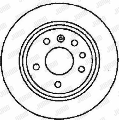 Jurid 561408J - Гальмівний диск autocars.com.ua