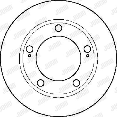 Jurid 561424J - Гальмівний диск autocars.com.ua