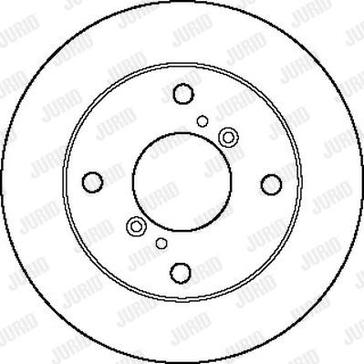 Jurid 561426J - Гальмівний диск autocars.com.ua