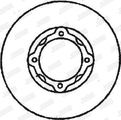 Jurid 561456J - Тормозной диск avtokuzovplus.com.ua