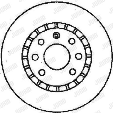 Jurid 561488J - Гальмівний диск autocars.com.ua