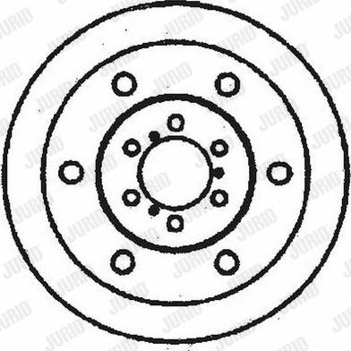 Jurid 561508J - Гальмівний диск autocars.com.ua