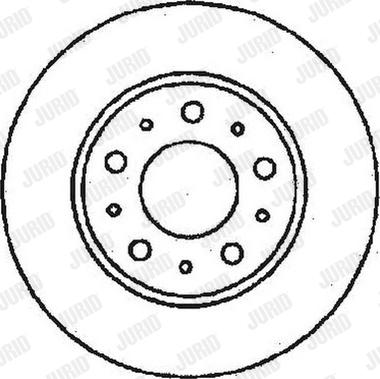 Jurid 561512J-1 - Тормозной диск avtokuzovplus.com.ua