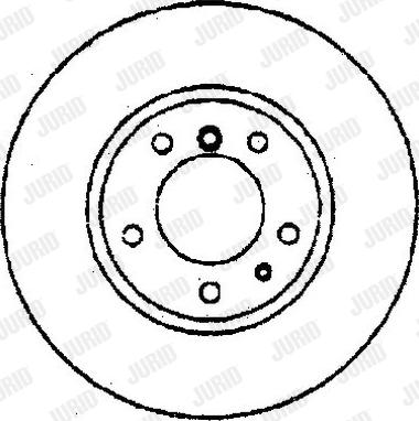 Jurid 561525J - Гальмівний диск autocars.com.ua