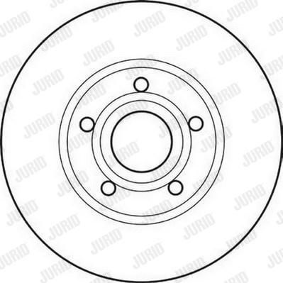 Jurid 561547J - Гальмівний диск autocars.com.ua