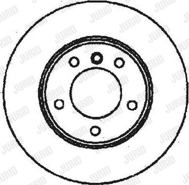 Jurid 561551JC-1 - Тормозной диск avtokuzovplus.com.ua