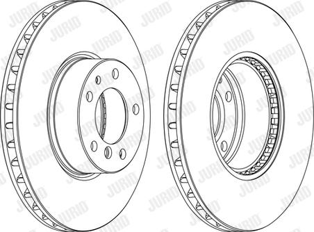 Jurid 561553JC-1 - Гальмівний диск autocars.com.ua