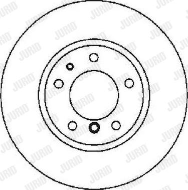 Jurid 561554J - Гальмівний диск autocars.com.ua