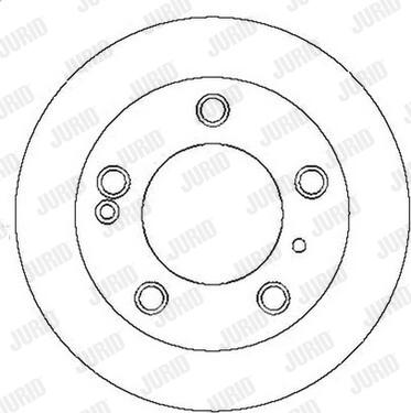 Jurid 561556JC - Гальмівний диск autocars.com.ua