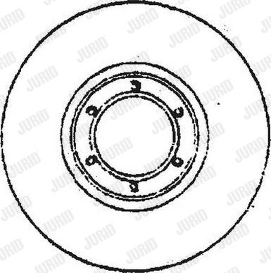 Jurid 561618J - Гальмівний диск autocars.com.ua